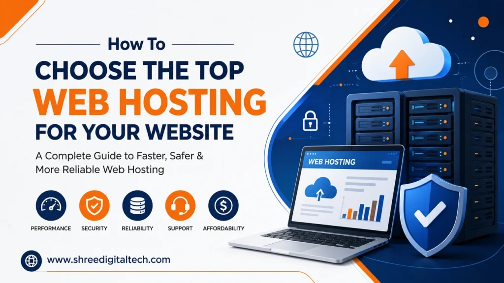How to choose the top web hosting for your website based on speed, security, reliability, and support