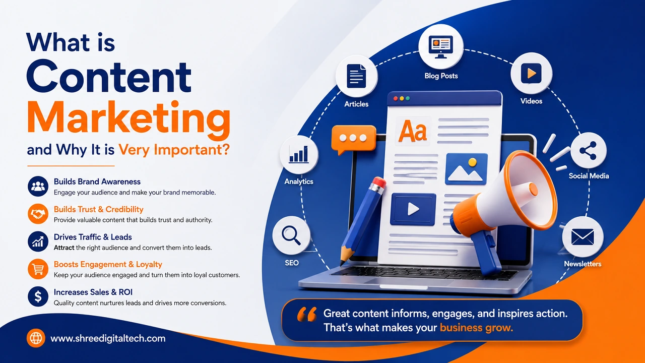 What is Content Marketing and Why It is Very Important? 1 What is content marketing and why it is important for building brand awareness, trust, traffic, engagement, and sales