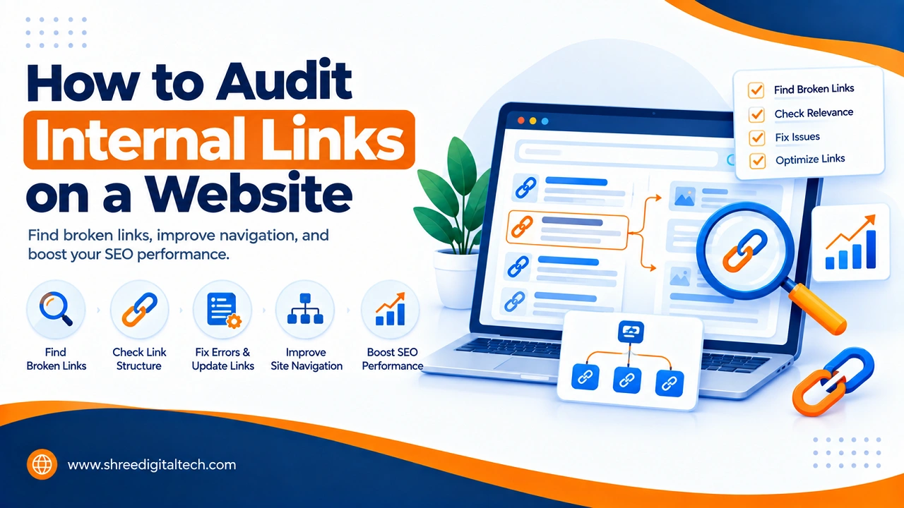 How to Audit Internal Links on a Website 1 How to audit internal links on a website by finding broken links, checking link structure, fixing errors, and improving SEO