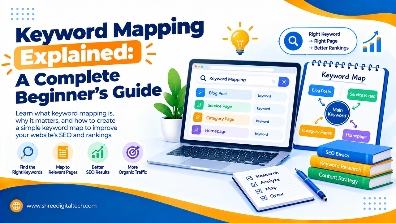 Keyword Mapping Explained: A Complete Beginner's Guide 1 Keyword Mapping explained for beginners, showing how to assign keywords to relevant website pages, improve SEO structure, and increase organic traffic.